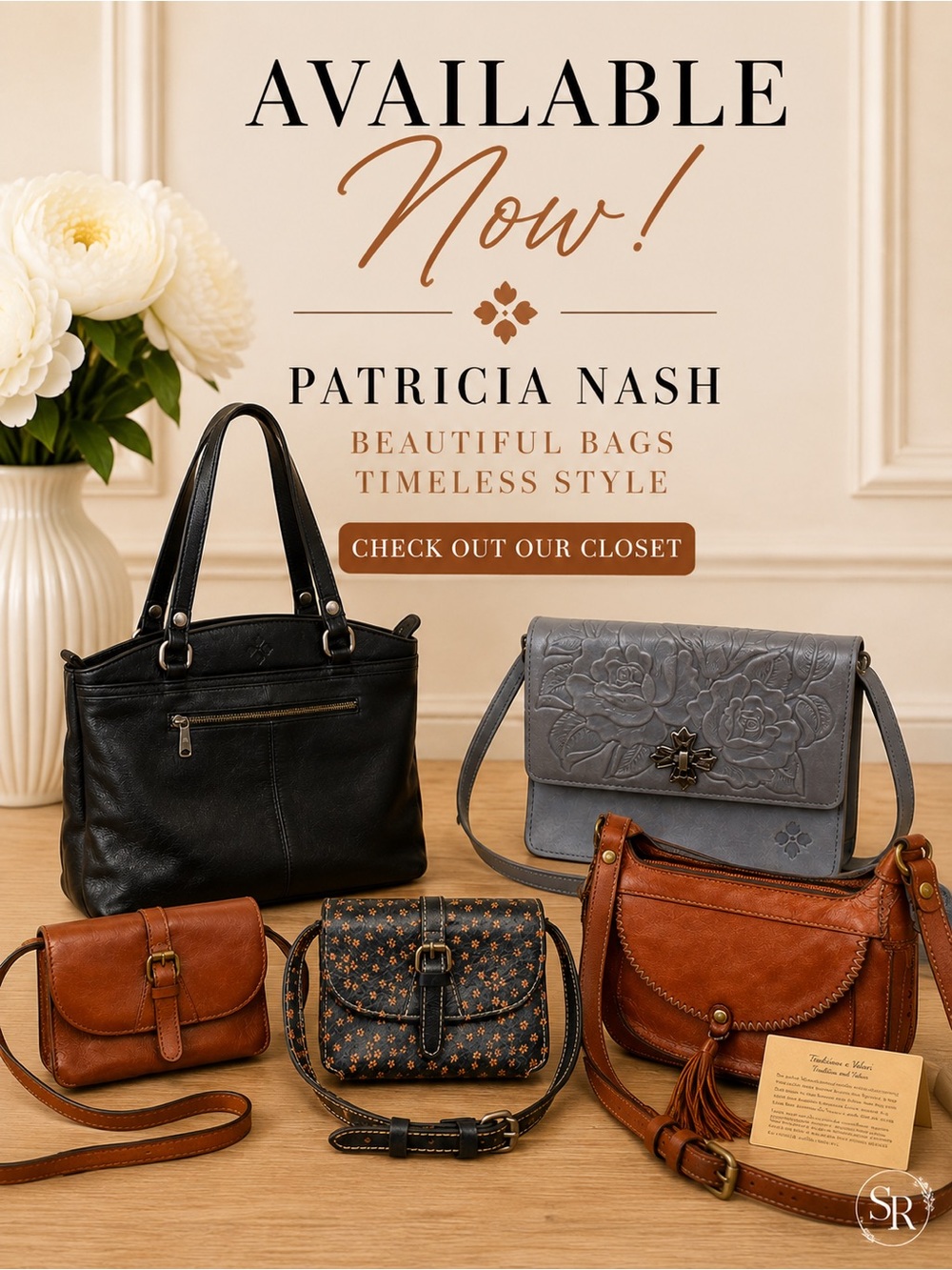 Patricia Nash Leather Handbag Collection Crossbody Tote Shoulder Bags Purse